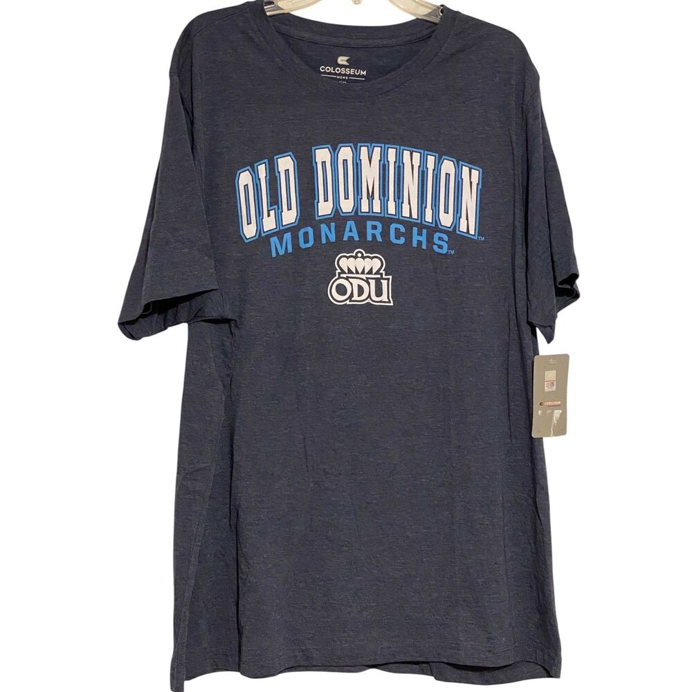 ODU Old Dominion Monarchs Men's Colosseum Navy TShirt Size 2XL NWT Shirt
